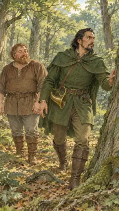 and hunt in the wood,