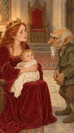 and said she would give him all the wealth of the kingdom
