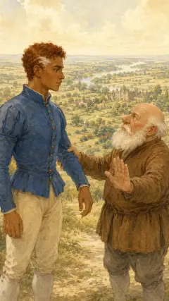 Der alte Mann versuchte, ihn davon abzuhalten,