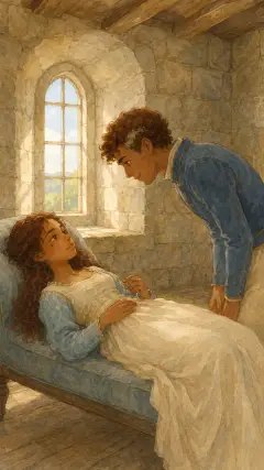 öffnete sie die Augen und erwachte
