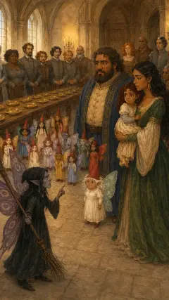and scolded the king and queen very much, and set to work to take her revenge.