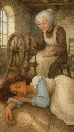However, she was not dead, but had only fallen into a deep sleep;