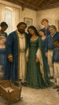 and all their court, fell asleep too;