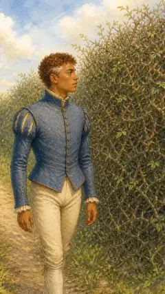 and as the prince came to the thicket