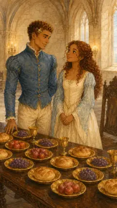 and the wedding feast was given;