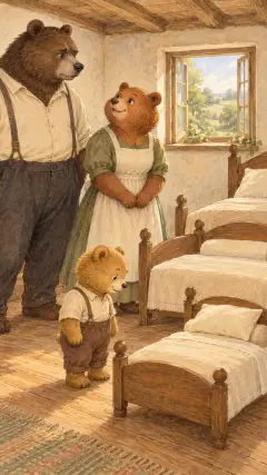 a little bed for the Little, Small, Wee Bear;
