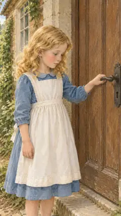 The door was not fastened,