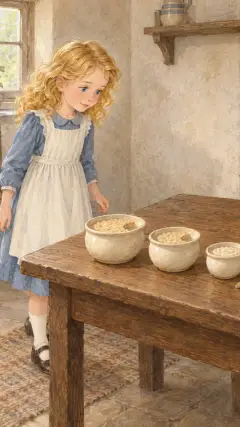 And then she went to the porridge of the Little, Small, Wee Bear,