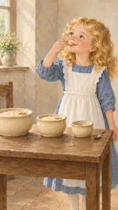 and she liked it so well that she ate it all up.