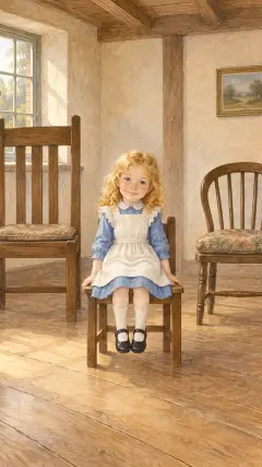 and there she sat till the bottom of the chair