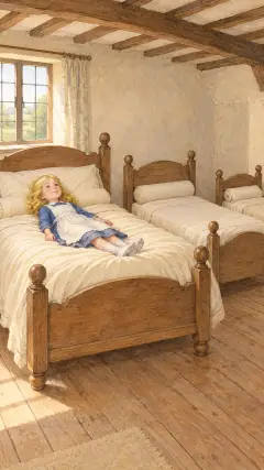 And first she lay down upon the bed of the Great, Huge Bear,