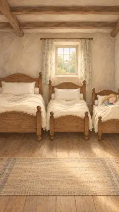 and lay there till she fell fast asleep.