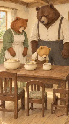 Then the Little, Small, Wee Bear looked at his,
