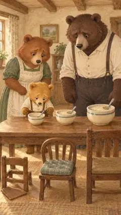 but the porridge was all gone.