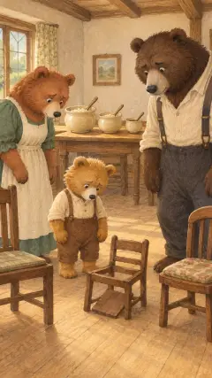 And you know what Goldenlocks had done to the third chair.