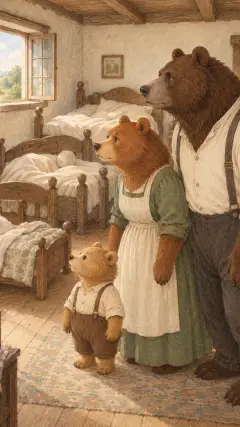 But the Three Bears never saw anything more of her.