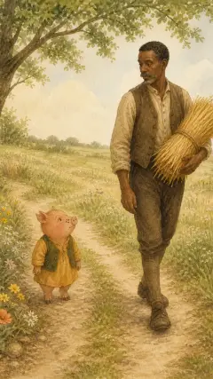 met a Man with a bundle of straw,