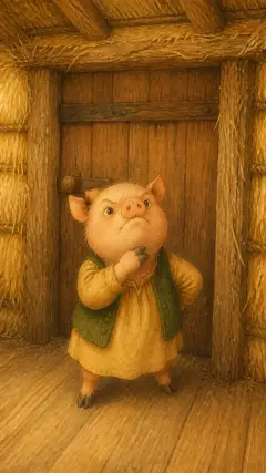 "No, no, by the hair of my chinny chin chin."