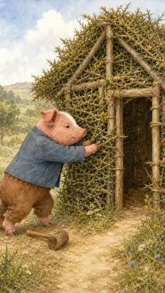 and the Pig built his house.