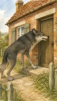 "Then I'll huff and I'll puff, and I'll blow your house in."