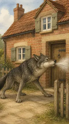 and he puffed,