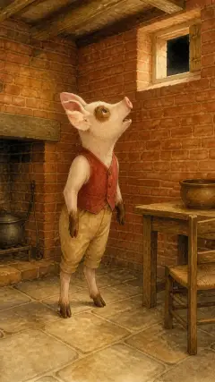 "Where?" said the little Pig.