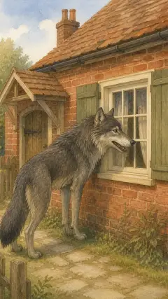 "Down at Merry-garden," replied the Wolf;