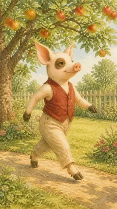 and went off for the apples,