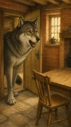 "At three," said the Wolf.