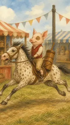 and bought a butter churn,