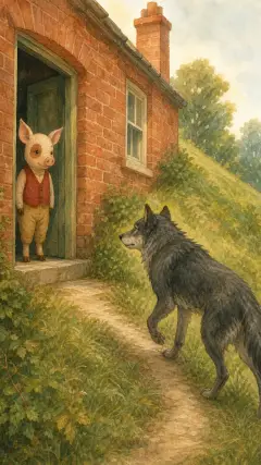 He went to the little Pig's house,