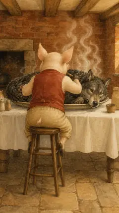 and ate him for supper,
