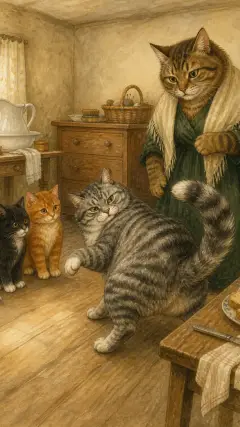 Tom was very naughty,