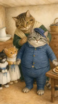 Tom Kitten was very fat,