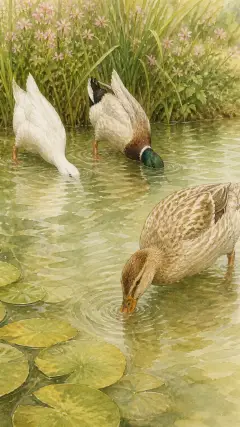 And Mr. Drake Puddle-Duck, and Jemima and Rebeccah, have been looking for them ever since.