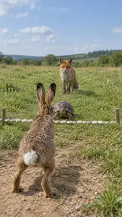 but only to find that the Tortoise had already won the race.