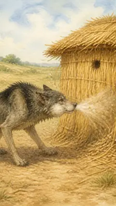 Then the old wolf huffed