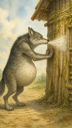 Then the old wolf huffed