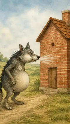 Then the old wolf huffed