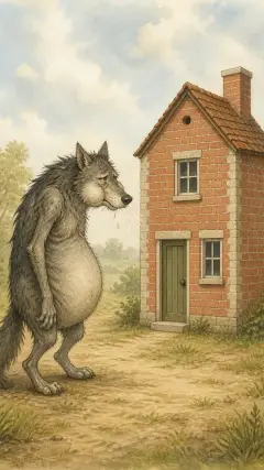 but he could not blow the house down.