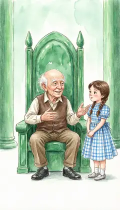 On the fourth day, Oz finally sends for her. "I think I have found a way to get you out of this country." Dorothy leans in, hardly daring to hope.